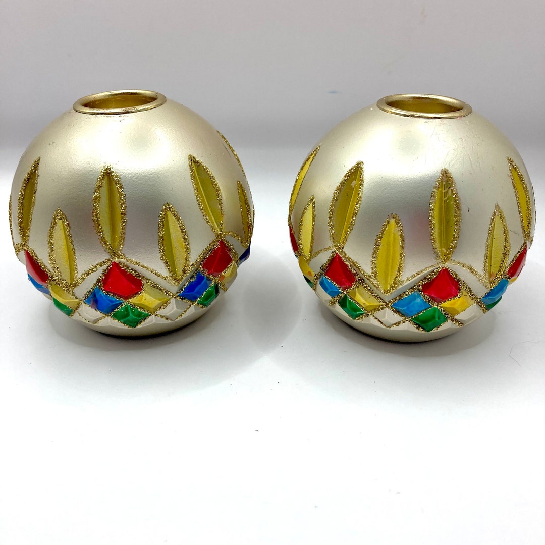 Vintage Vtg Waterford Holiday Heirlooms Lismore Tapered Candle Holders ...