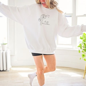 Just Breathe, Cozy, Inspirational Sweatshirt für inspirierte Frauen