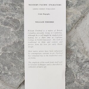 William Firebird Artist Bio