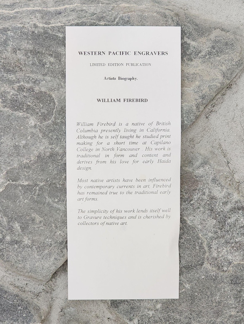 William Firebird Artist Bio