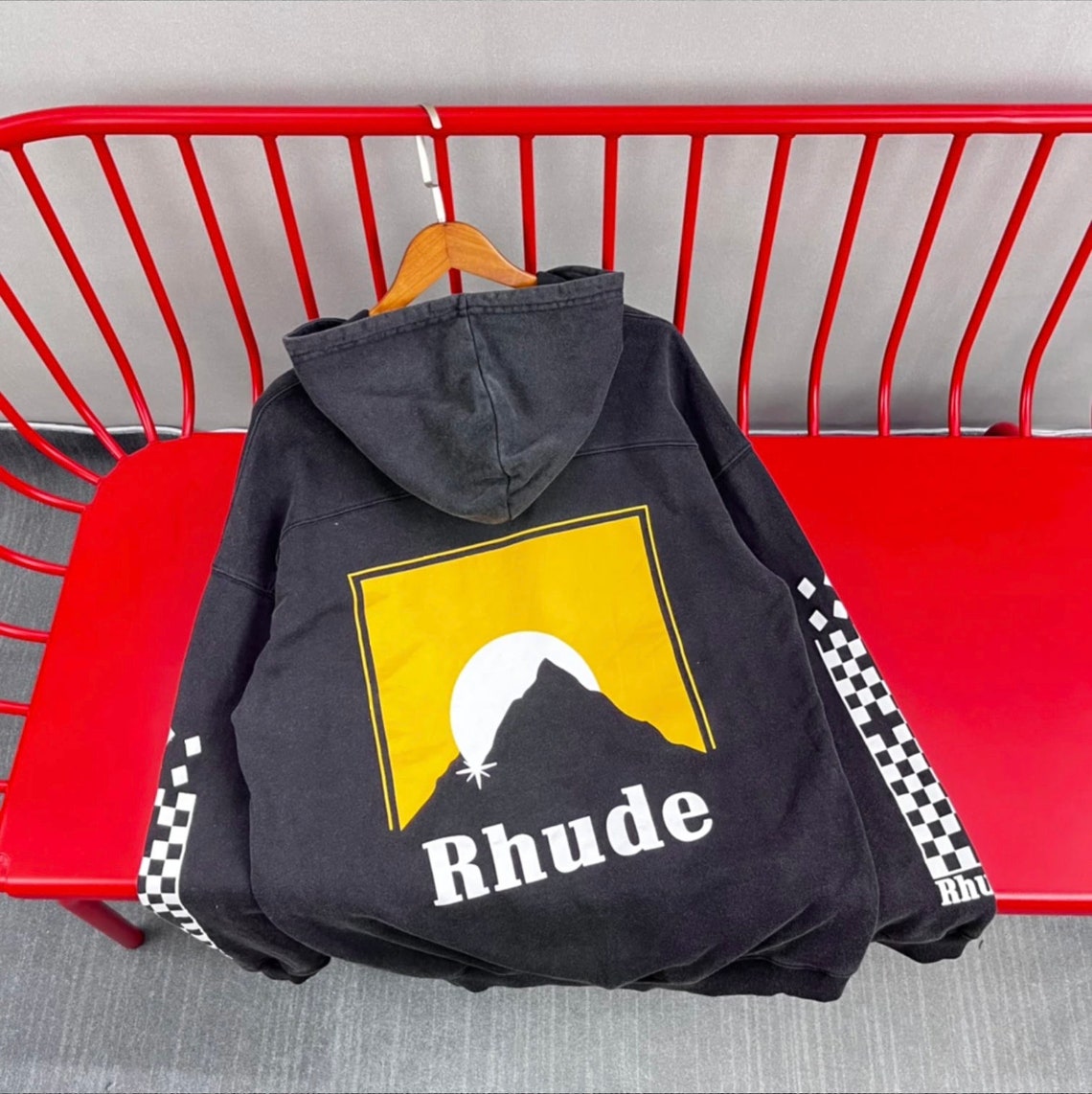 Rhude Hoodie Men/women High Quality Casual Hoodie Etsy