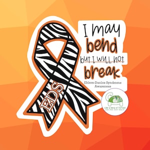 EDS Sticker, Ehlers-Danlos Syndrome Awareness Sricker, EDS Awareness, Rare Disease Sricker, Ehlers-Danlos Sticker