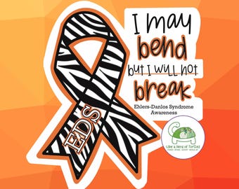 EDS Sticker, Ehlers-Danlos Syndrome Awareness Sricker, EDS Awareness, Rare Disease Sricker, Ehlers-Danlos Sticker