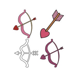 Bow and Arrow Embroidery Design, Archery Embroidery Design, Сrossbow Embroidery, Machine Embroidery Design, Arrow Embroidery Files, 6 Sizes