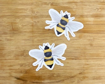 Bumblebee Watercolor Sticker