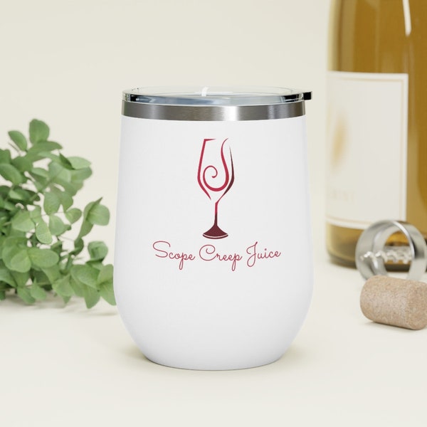 Scope Creep Juice Insulated Wine Tumbler Funny Mug | Gift for Coworker | Work friend gift | Office gift | Work bestie | Work from home
