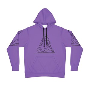 Yoga Hoodie, Exercise Sweatshirt, Workout Jacket, Fitness Hoodie, Gym Apparel, Athleisure Top, Yoga Gift, Breathe Stretch Repeat