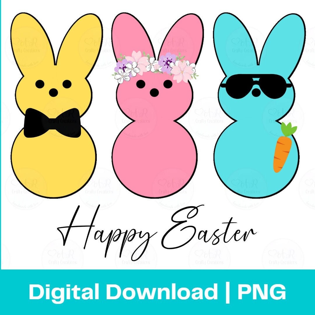 Happy Easter Peeps Sketch Filled Embroidery Design | Sew What Embroidery  Designs