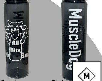 MuscleDog Squeezable Water Bottle