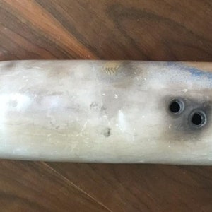 Handcrafted Ceramic Native Flute - 11.5&quot; Long
