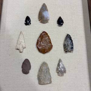 Authentic American Indian Arrowheads and Spearheads