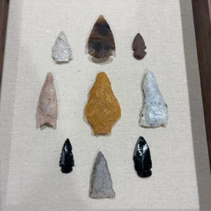 Authentic Indian Arrowhead Collection.