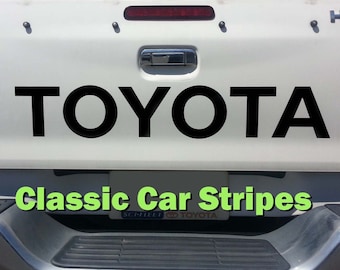 TOYOTA Hilux tailgate decal sticker in Black 2004 to present