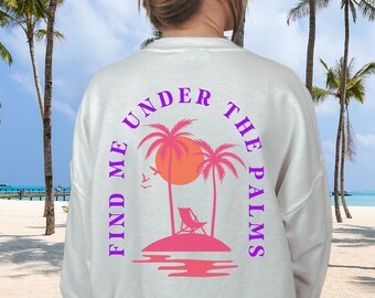 Retro Beachy Surf Sudadera VSCO Girl Oversized Preppy Crewneck Trendy Aesthetic Hoodie Coconut Girl Palabras en la espalda Ropa preppy Adolescentes