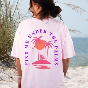 Beachy Surf 90s Retro Oversized North Carolina Tshirt Coconut Girl Preppy Clothes Teens VSCO Tee Trendy Aesthetic Clothes Beachy Hawaii tee