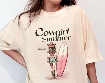 Camisa retro vaquera de colores cómodos de verano, camiseta gráfica occidental, camisas de rodeo, camisas country occidentales, vestido de camiseta de concierto country