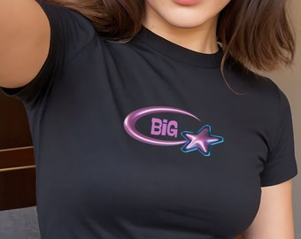 Camisetas de irmandade Big Little Y2K anos 90, 2000, Big Little Reveal, camisetas cortadas de irmandade, Big Little Gift, camiseta para bebês, estética preppy da moda