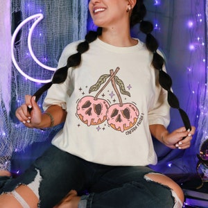 Comfort Farben wählen Sie Ihr Gift Shirt, Disney Bösewicht, Mickey Halloween Party, Halloween Party, Hexe Shirt Poison Apple Tshirt Kirsche Shirt