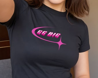 Camisas de irmandade GGBig Big Little Y2K 2000s Big Little Reveal Camisas cortadas de irmandade Big Little Gift Baby Tee Trendy Preppy Aesthetic