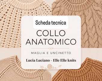 Ficha técnica “Cuello anatómico” - punto y ganchillo.