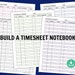 Attorney Timesheet Lawyer Time Sheet Legal Time Tracker Law Firm Time ...