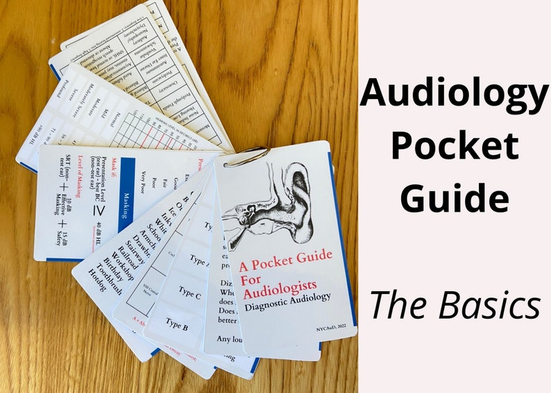 Audiology Pocket Guide: Quick Reference for Students - Etsy