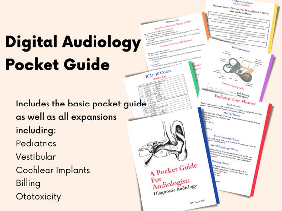 Audiology Pocket Guide: Complete Set Quick Reference 