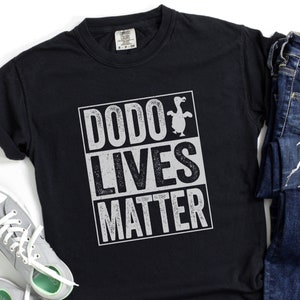 Dodo Lives Matter Comfort Colors Ark Survival Evolved Funny Shirt Retro T-shirt Garment Dyed tshirt Comfy Vintage Gamer Gift Dinosaur Gaming