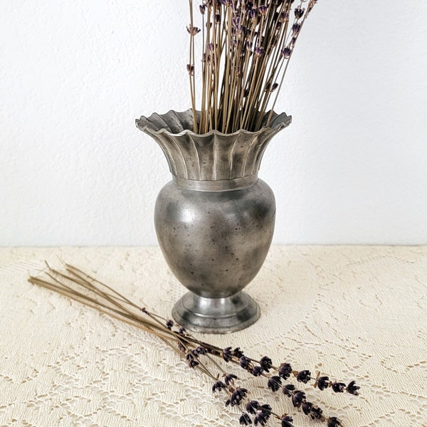 Metal Urn Vase
