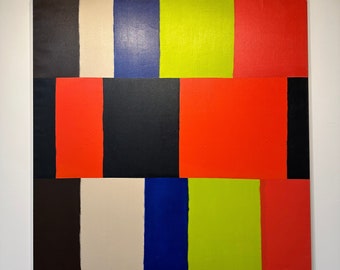 Chuck Slatkoff Monumental Painting “Arcade” c. 1995