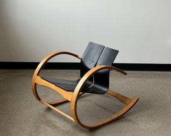 Alvar Aalto Style Rocking Chair