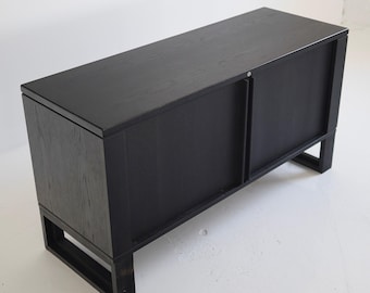 Ebonized Oak Danish Cabinet #1