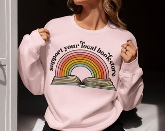 Support Your Local Bookstore SVG PNG File Digital Download