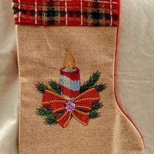 Stocking-Candle Christmas stocking