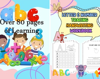 Kids Handwriting Workbook: Alphabet & Number Tracing (Digital)