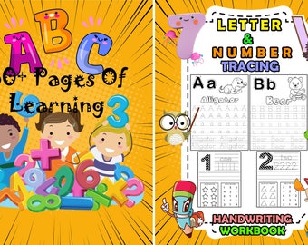 Preschool Learning Workbook: Handwriting & Pen Control (80+ Pages) (Digital)