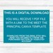 EDITABLE Meet the Principal Template Rainbow Back to School Printable EDITABLE Meet the Principal Template Rainbow Back to School Printable