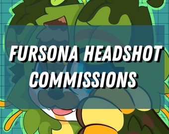 Fursona headshot commissions! Open!