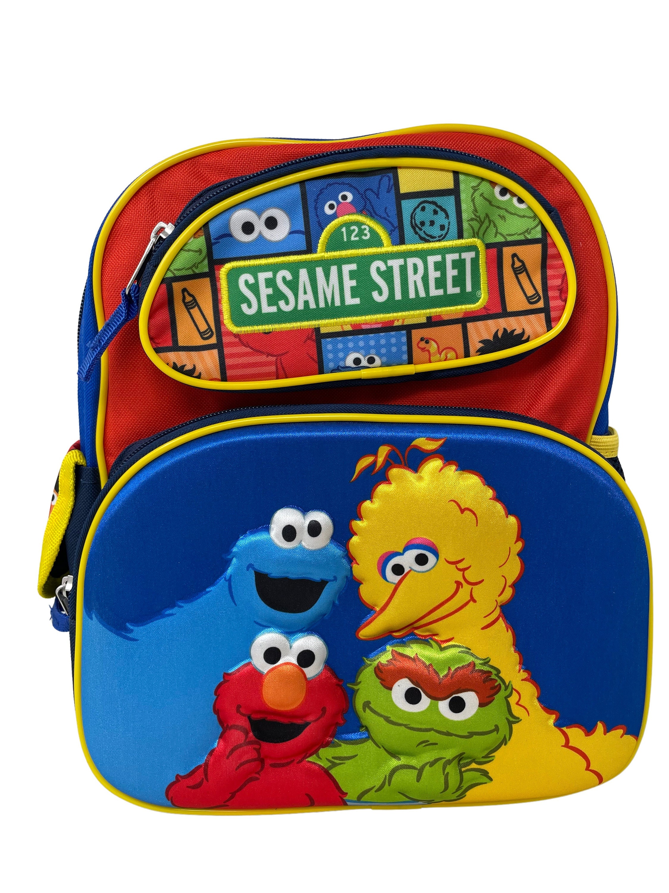 Sesame Street Elmo Boys Girls Soft Insulated School Lunch Box (One Size,  Multicolor)