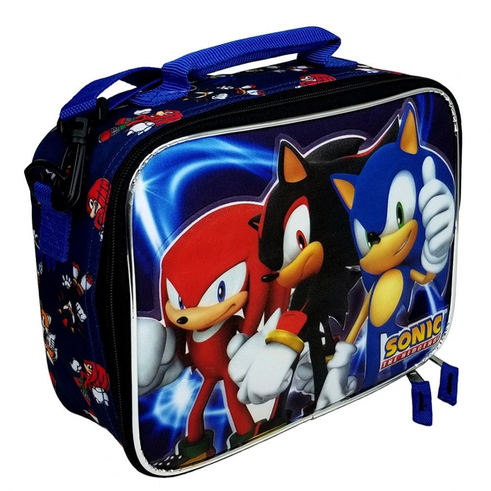 Sonic The Hedgehog Lets Roll Kids 3D lunch bag