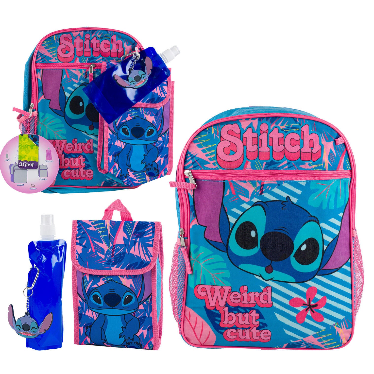 Kit Mochila Escolar Personalizado Lilo Stitch