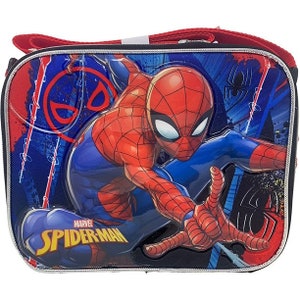 Marvel Spider man 3D Insulated Lunch Box Kids Travel School Picnic Snack Bag  New