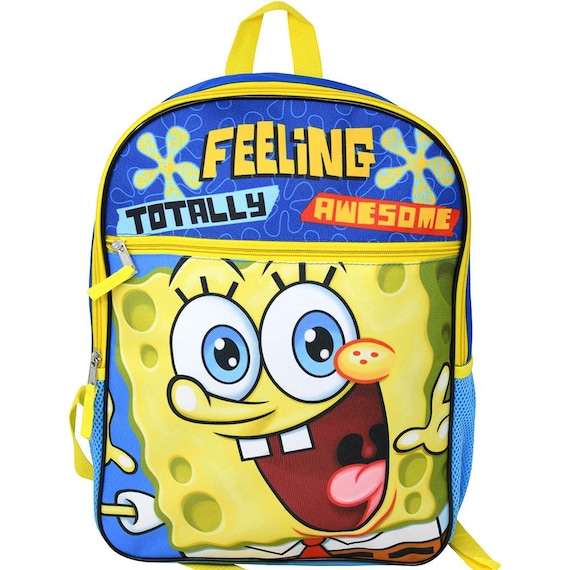 Personalized Spongebob Squarepants 16 Inches Large Backpack 