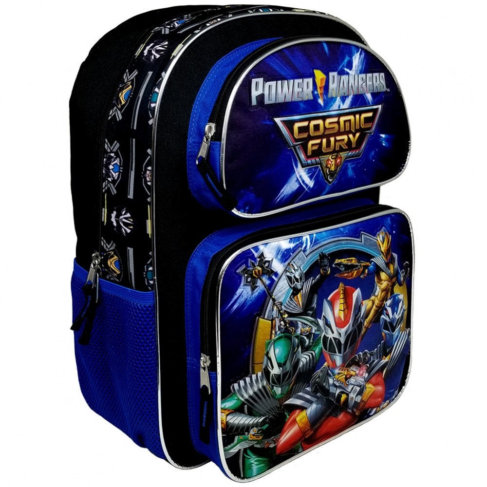 Personalized Power Rangers 16 Inches Large School Backpack Etsy
