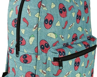 Personalized KBNL Deadpool Deluxe All Over Print Backpack - 64967- LIMITED QUTY