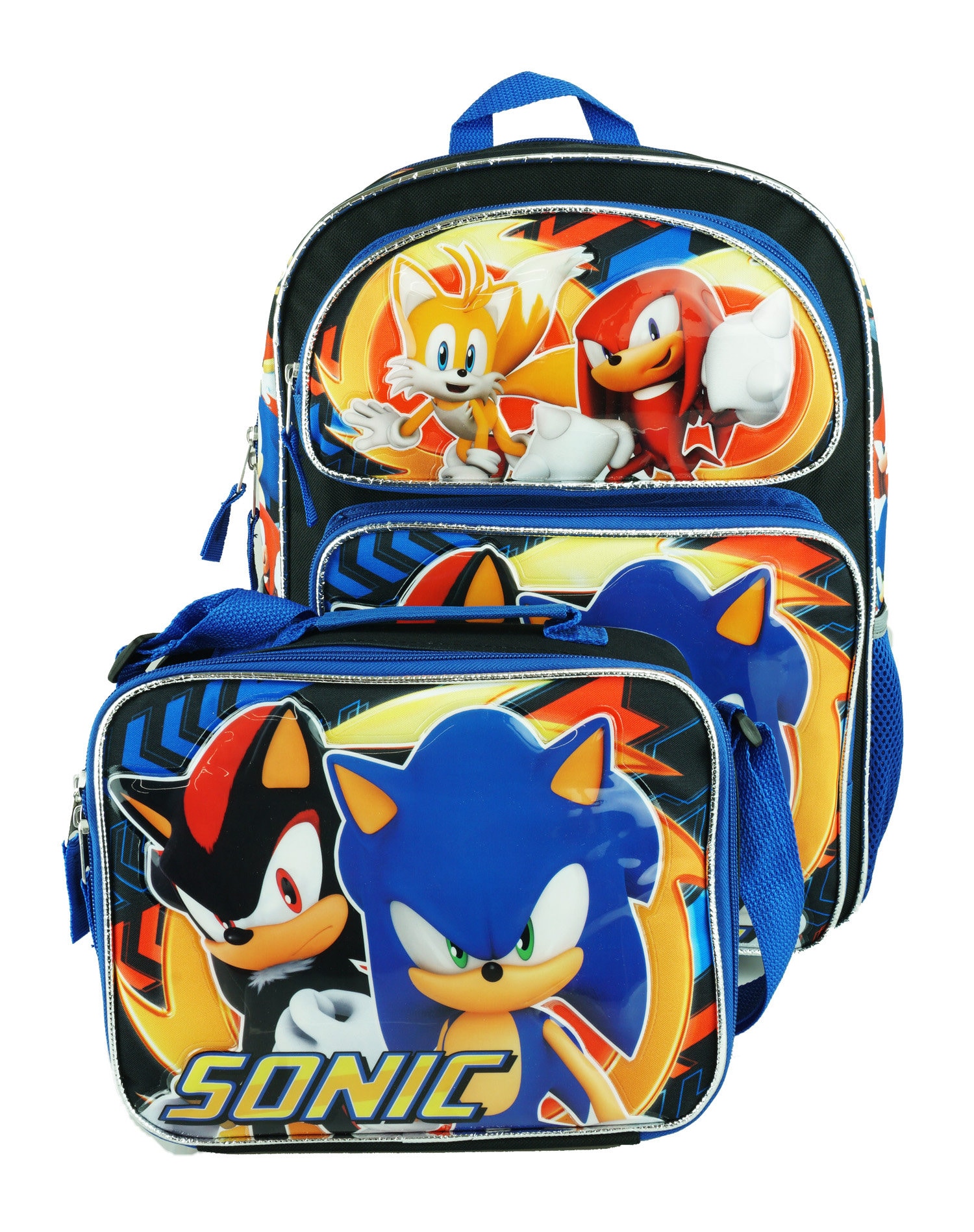 Sonic The Hedgehog Lunch Bag- Tail, Sonic & Knuckle, Men's, Size: 7.5