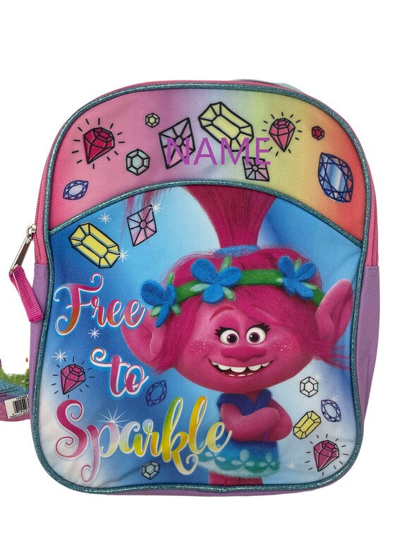 Personalized Trolls 11 Inches Mini Backpack Plus Pencil Case Etsy