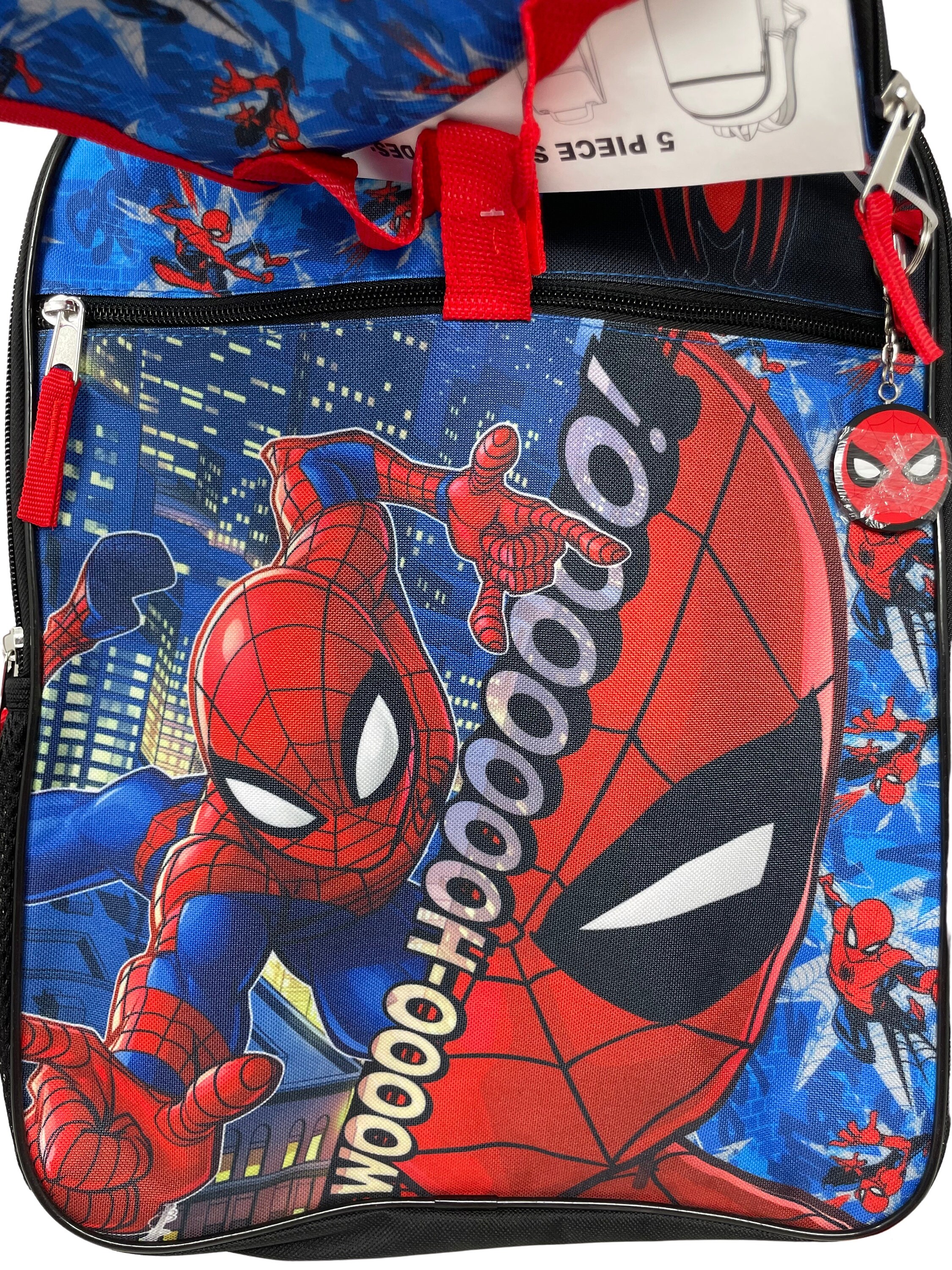 Spider man 5 cheap piece backpack
