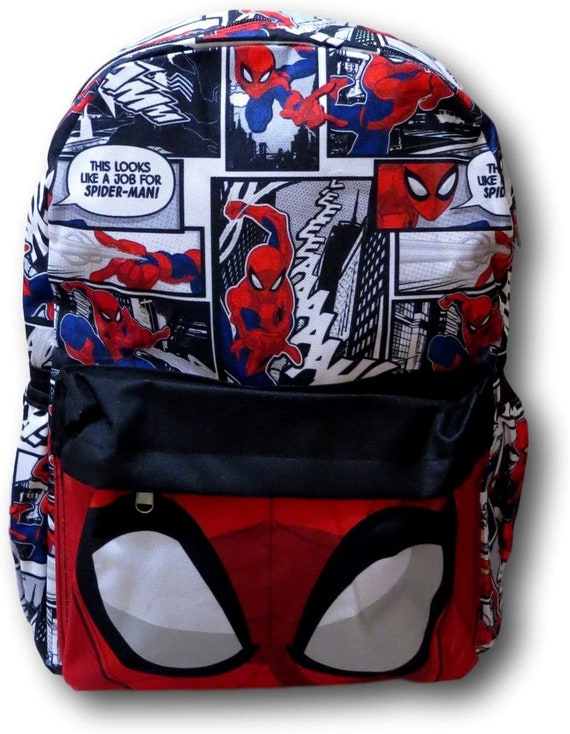 Personalised spiderman backpack sales