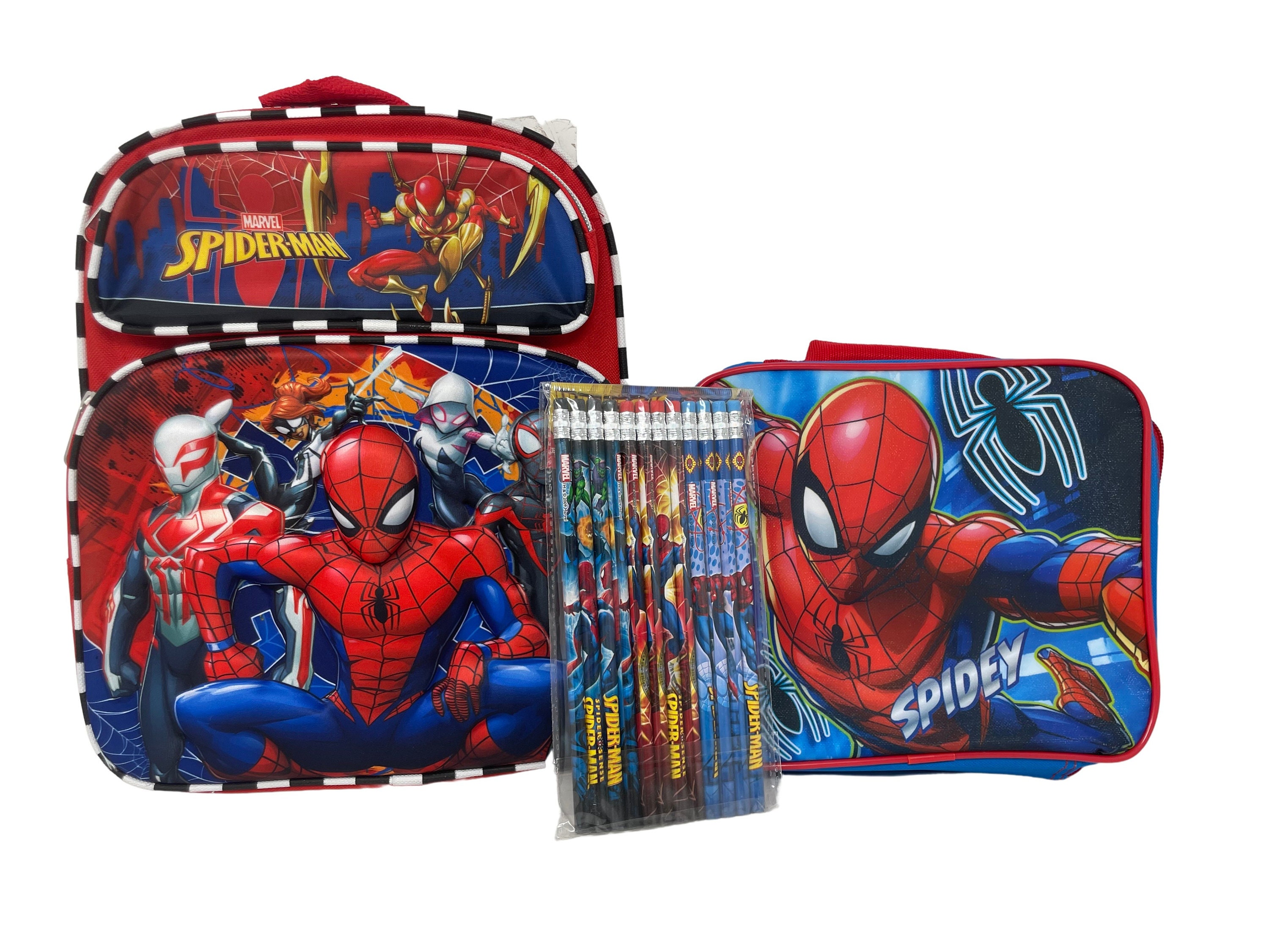 Spiderman backpack and lunch bag sale